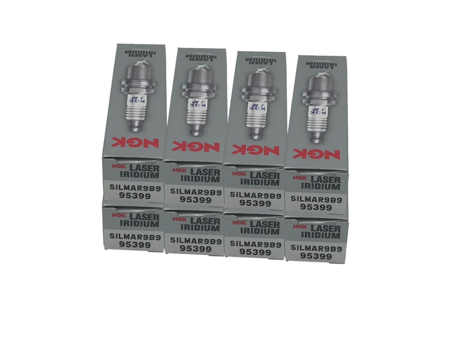 NGK LASER IRIDIUM Spark Plugs SILMAR9B9-8 PACK