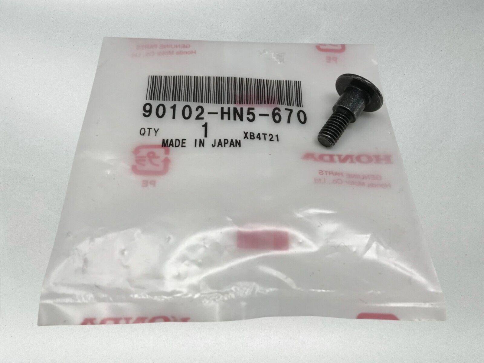 Honda Genuine OEM Authentic SCREW, SPECIAL (6X8) 90102-Hn5-670
