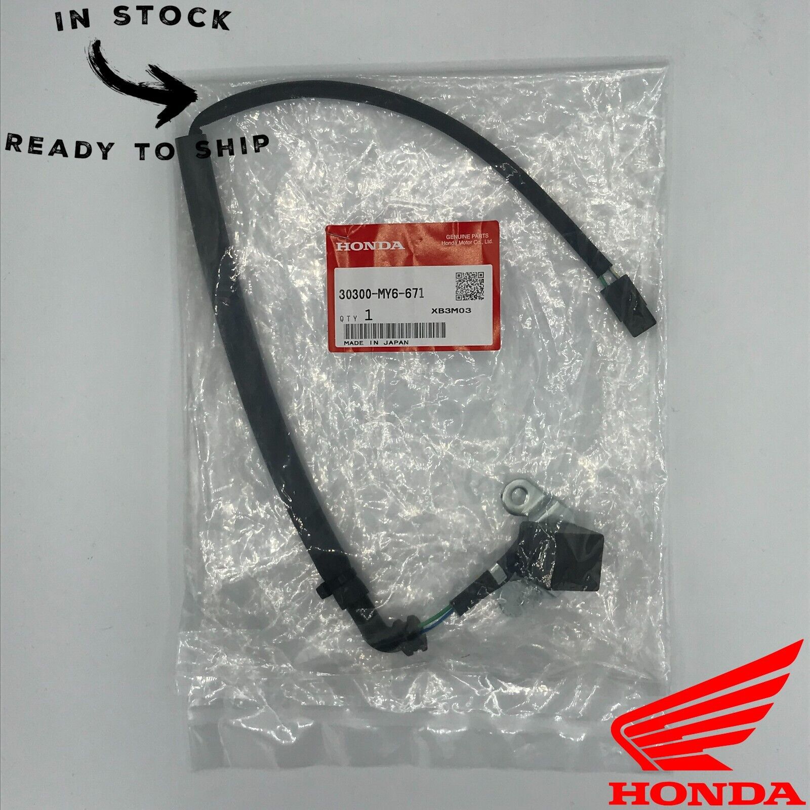 Genuine OEM Honda Ignition Pulse Generator Wire Assembly 30300-MY6-671