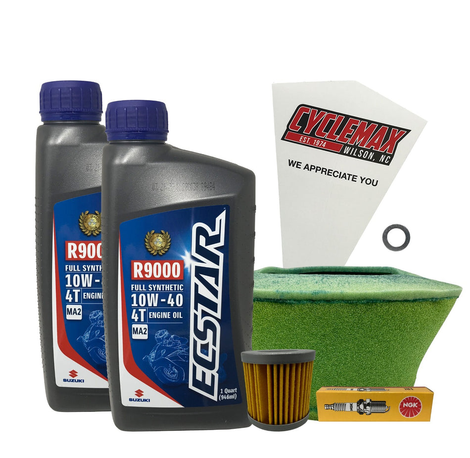 Full Synthetic Tune Up Kit w/ Spark Plug fits 2000-2009 Suzuki DR-Z400