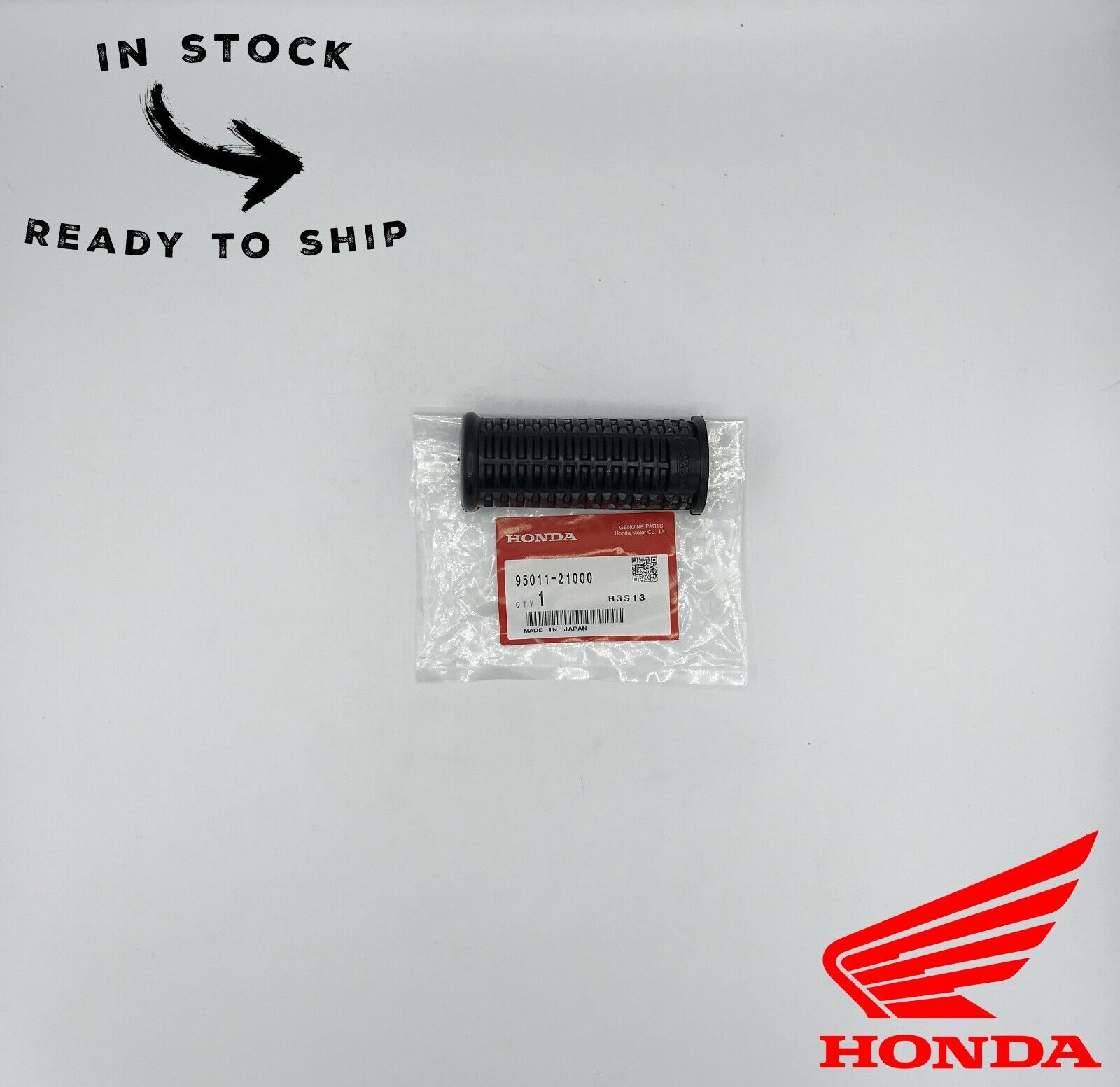 Genuine OEM Honda Rubber Foot Rest Peg 95011-21000