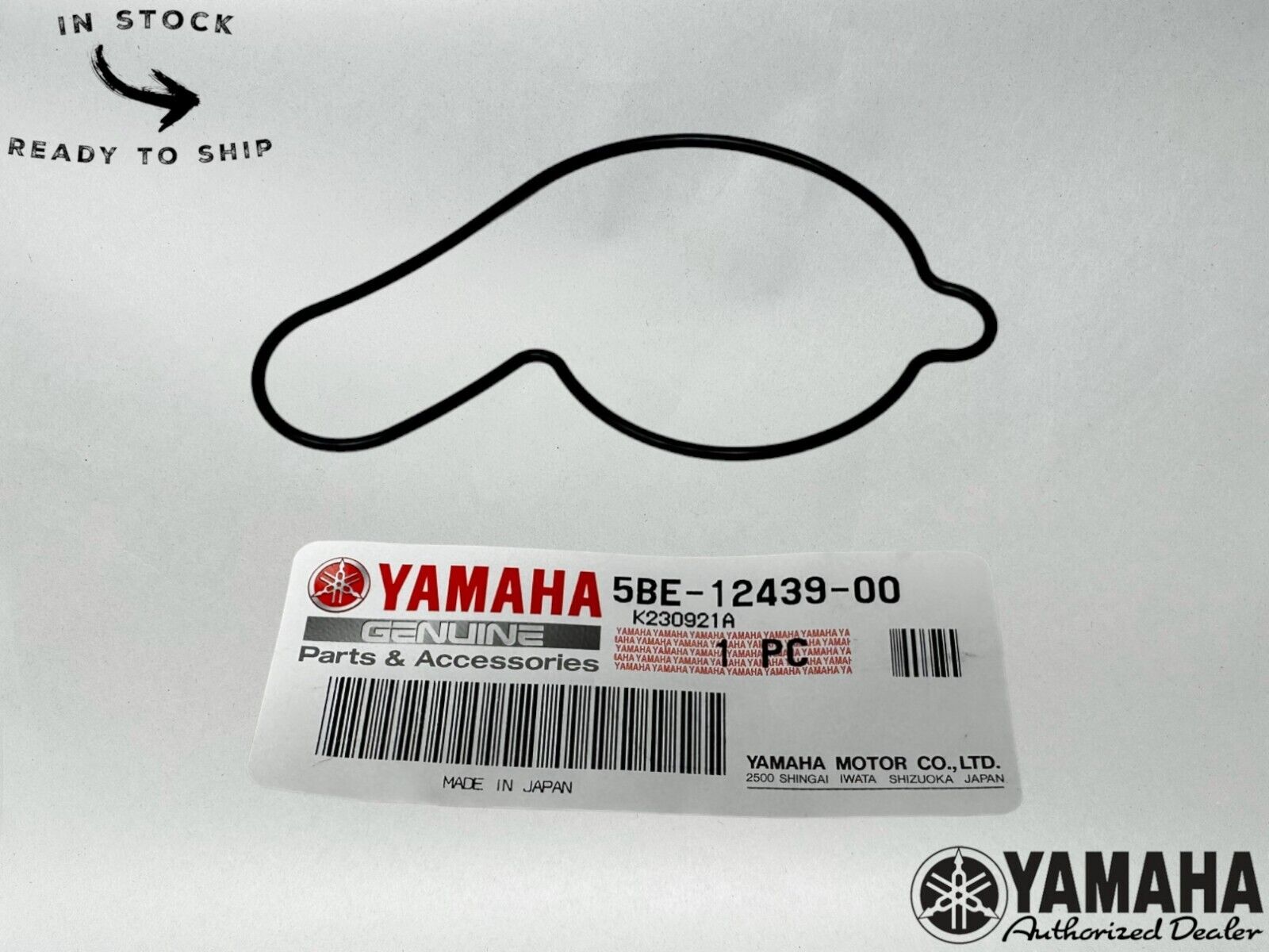 Yamaha Genuine OEM O Ring 5BE-12439-00-00