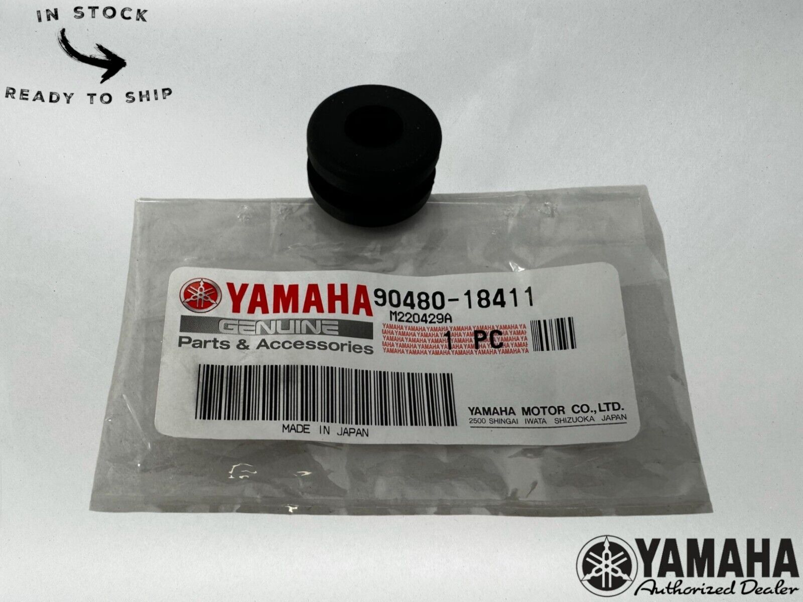 Yamaha Genuine OEM Grommet 90480-18411-00