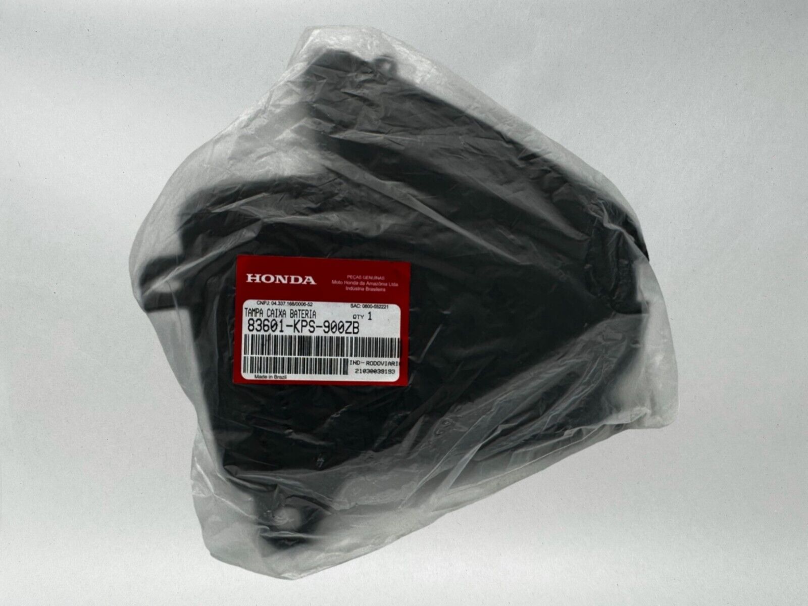 Honda Genuine OEM Authentic Cover NH1 83601-KPS-900ZB