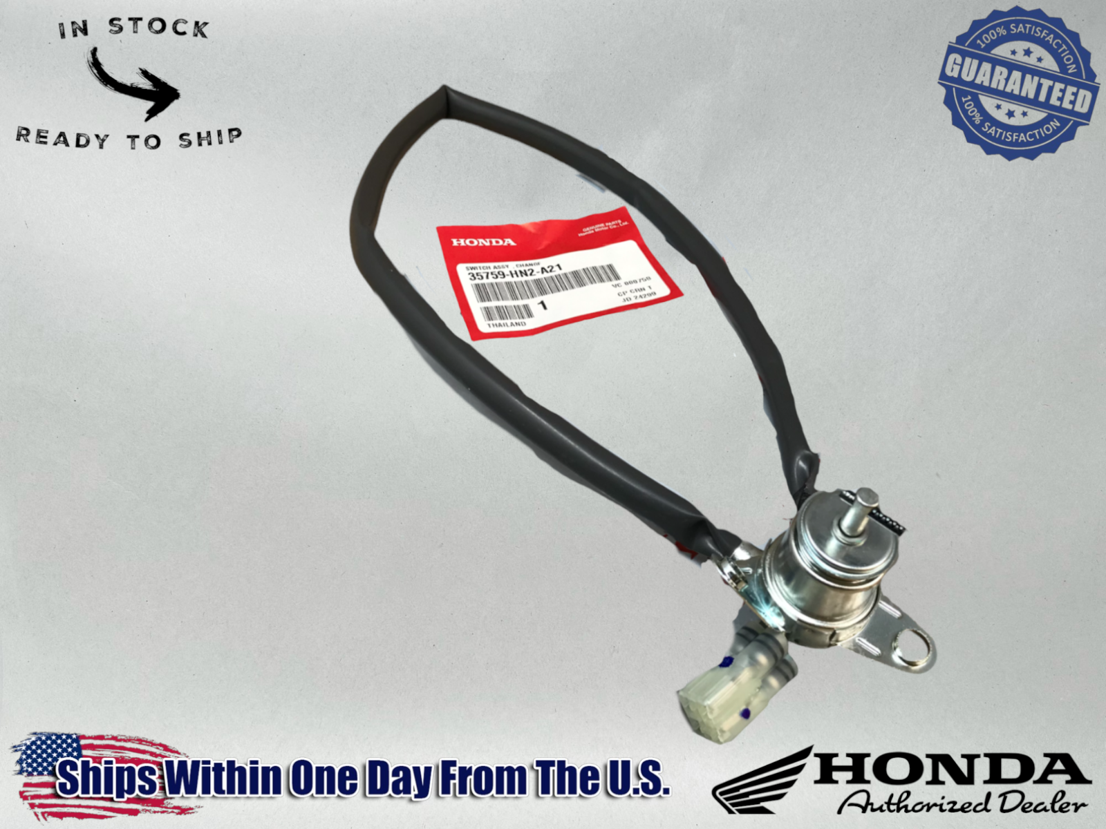 Honda OEM Gear Position Switch TRX500FA 500 Rubicon 2001-2005 35759-HN2-A21