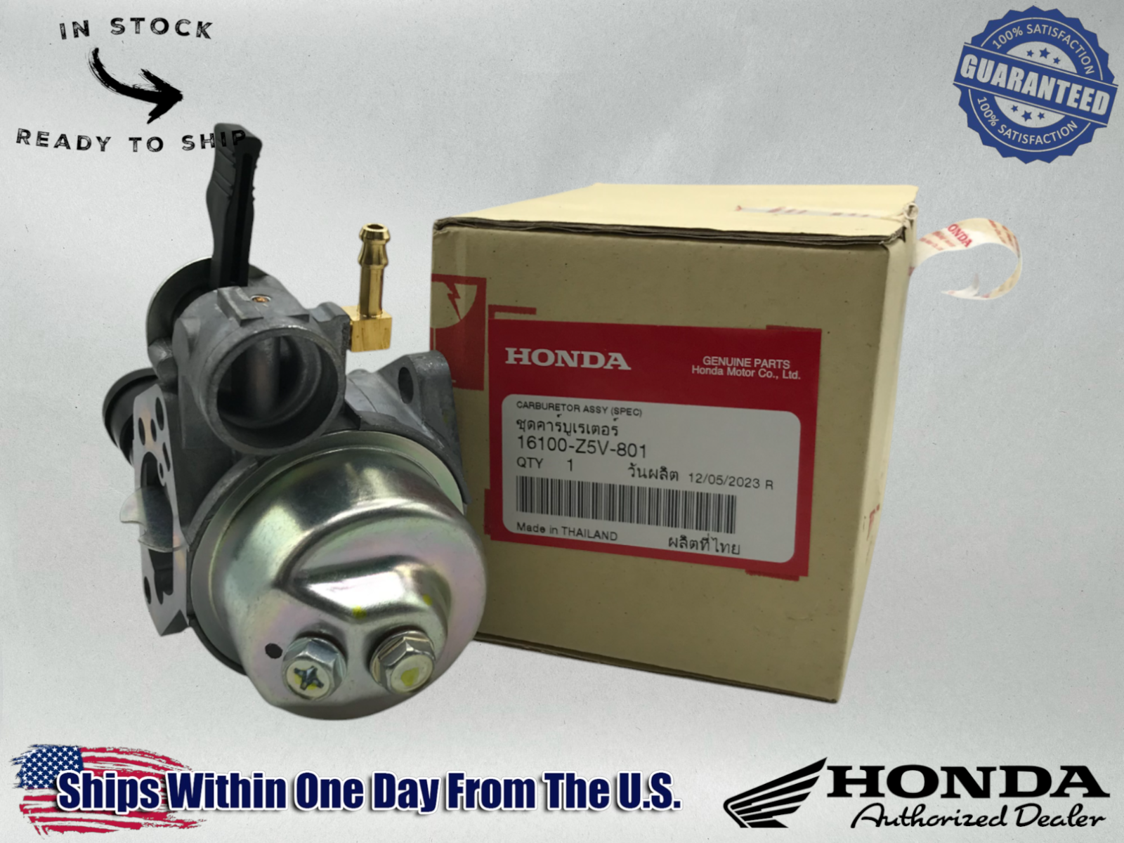 Honda Genuine OEM Authentic Genuine GXV390 Keihin Carburetor 16100-Z5V-801