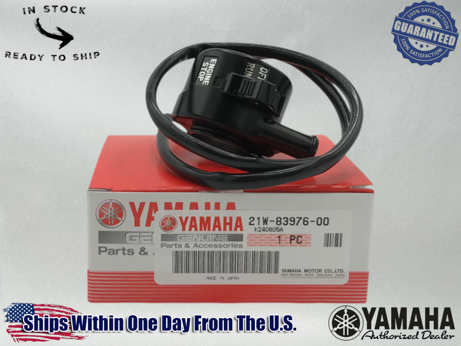 YAMAHA OEM 1983-2006 PW80 PW 80 RH THROTTLE HOUSING HANDLE SWITCH 21W-83976-00