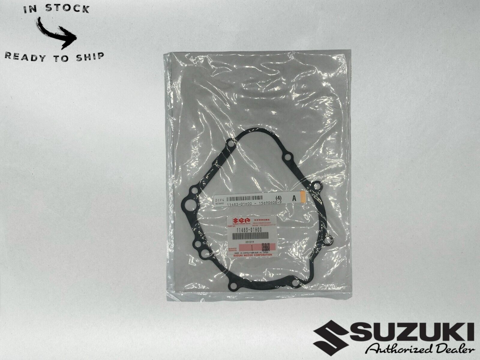 Suzuki Genuine OEM Left Crankcase Cover Gasket 11483-01H00