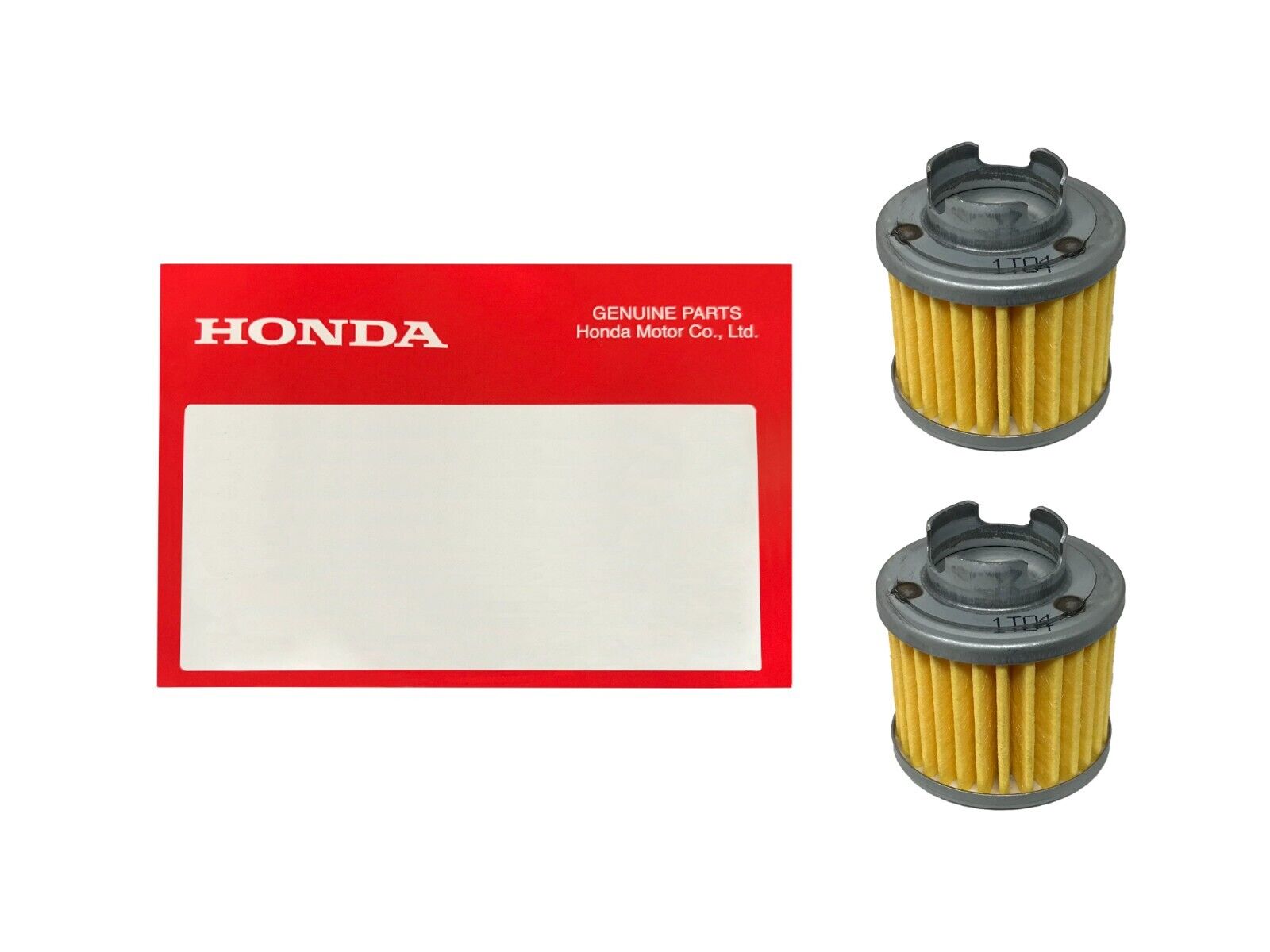 2 PACK HONDA OEM 15412-HB6-003 OIL FILTER 86-87 TRX125 ATC125M