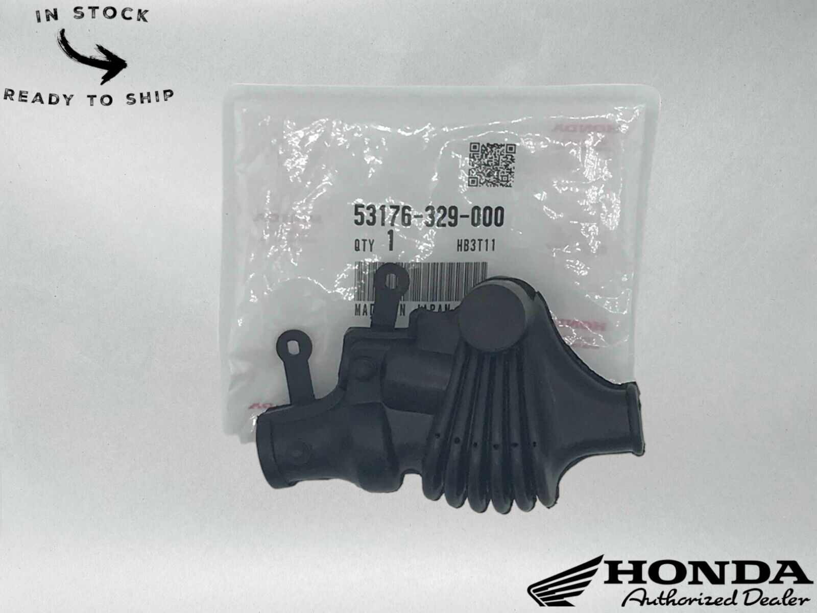 Honda Genuine OEM Right Side Brake Lever Cover 53176-329-000