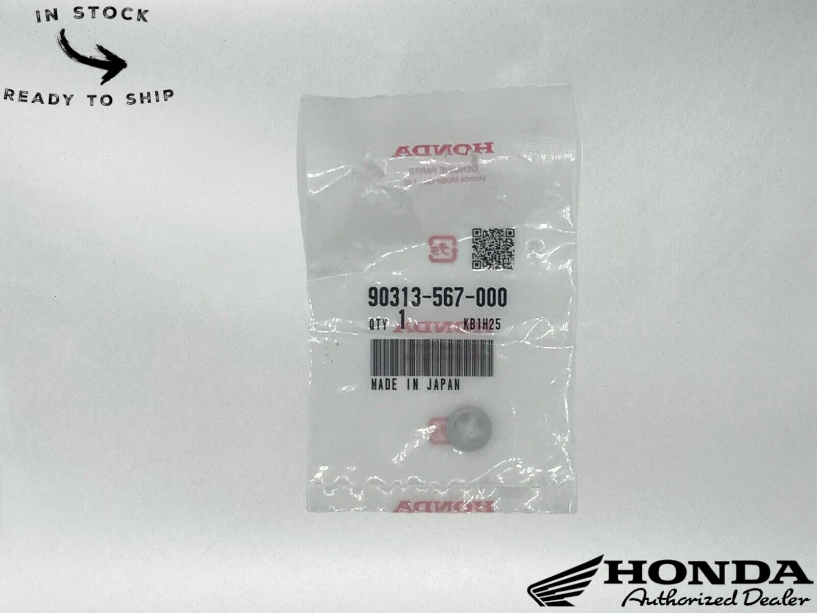 Honda Genuine OEM Speed Nut (3mm) 90313-567-000