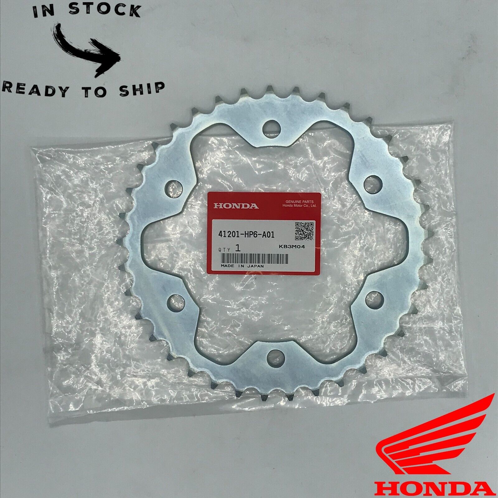 Genuine OEM Honda Rear Sprocket 41201-HP6-A01