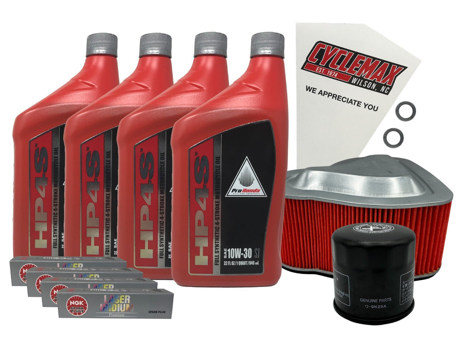 Honda HP4S Full Synthetic Tune-Up Kit for 2002-2008 VTX1800 with Spark Plugs