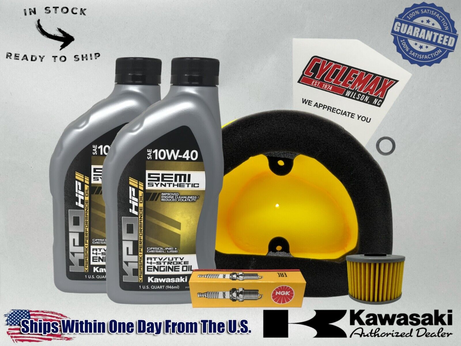 Cyclemax Semi-Synthetic KPO Tune-Up Kit fits 2006-2012 Kawasaki KX450F