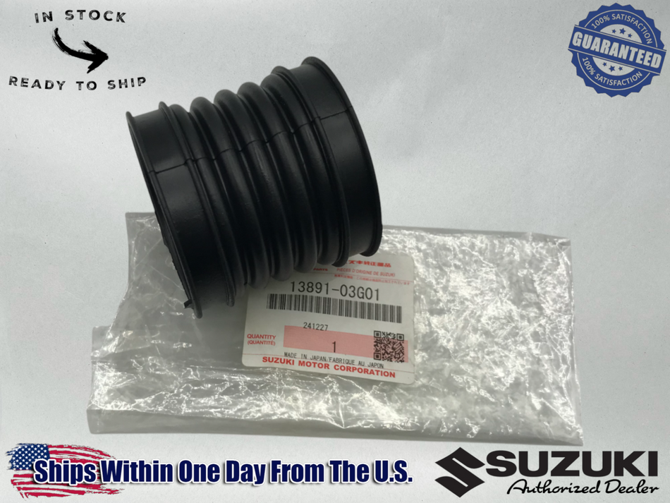 Suzuki OEM LT-A LT-F 400 500 EIGER VINSON AIR BOX INLET JOINT 13891-03G01