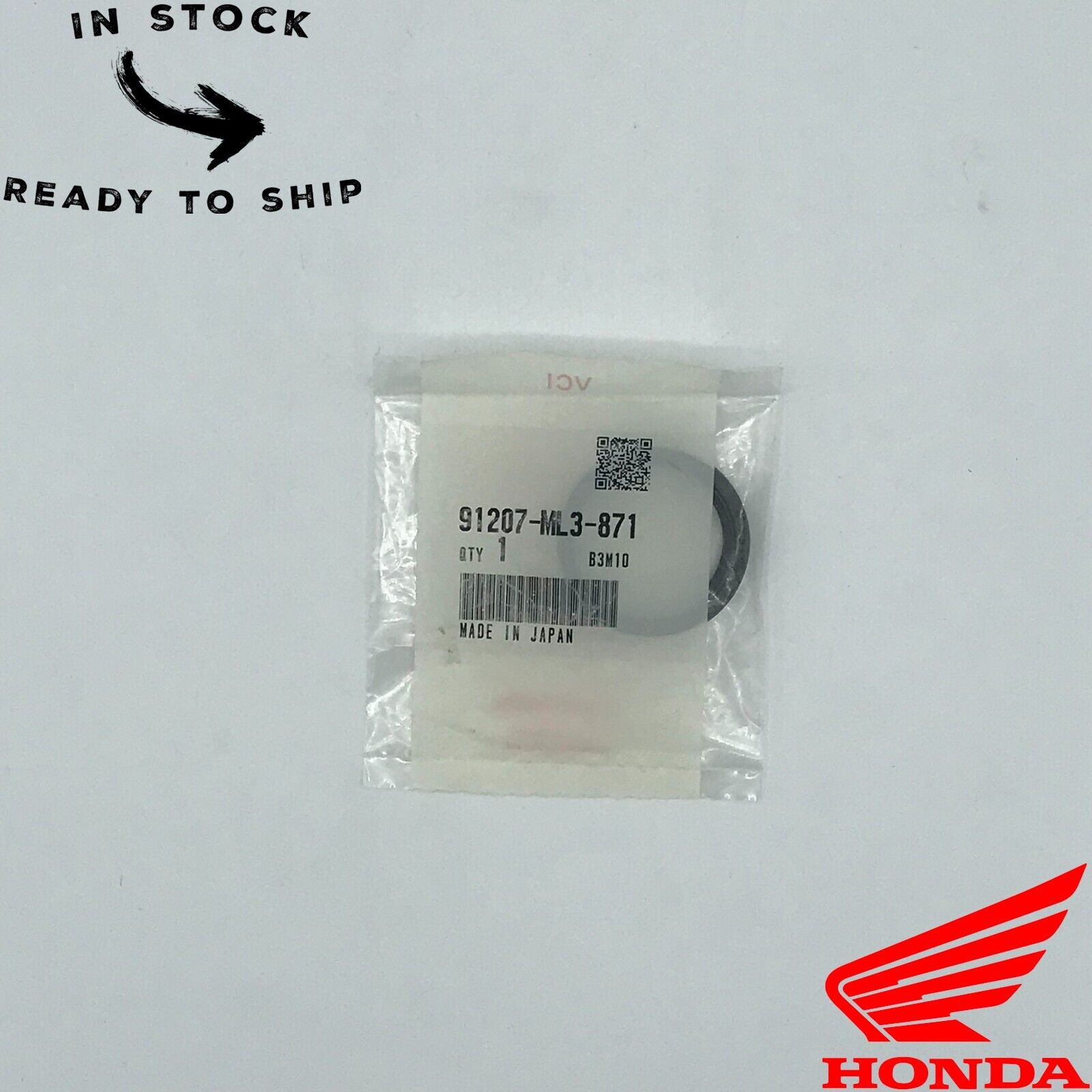 Genuine OEM Honda Counter Shaft Sprocket Oil Seal 91207-ML3-871