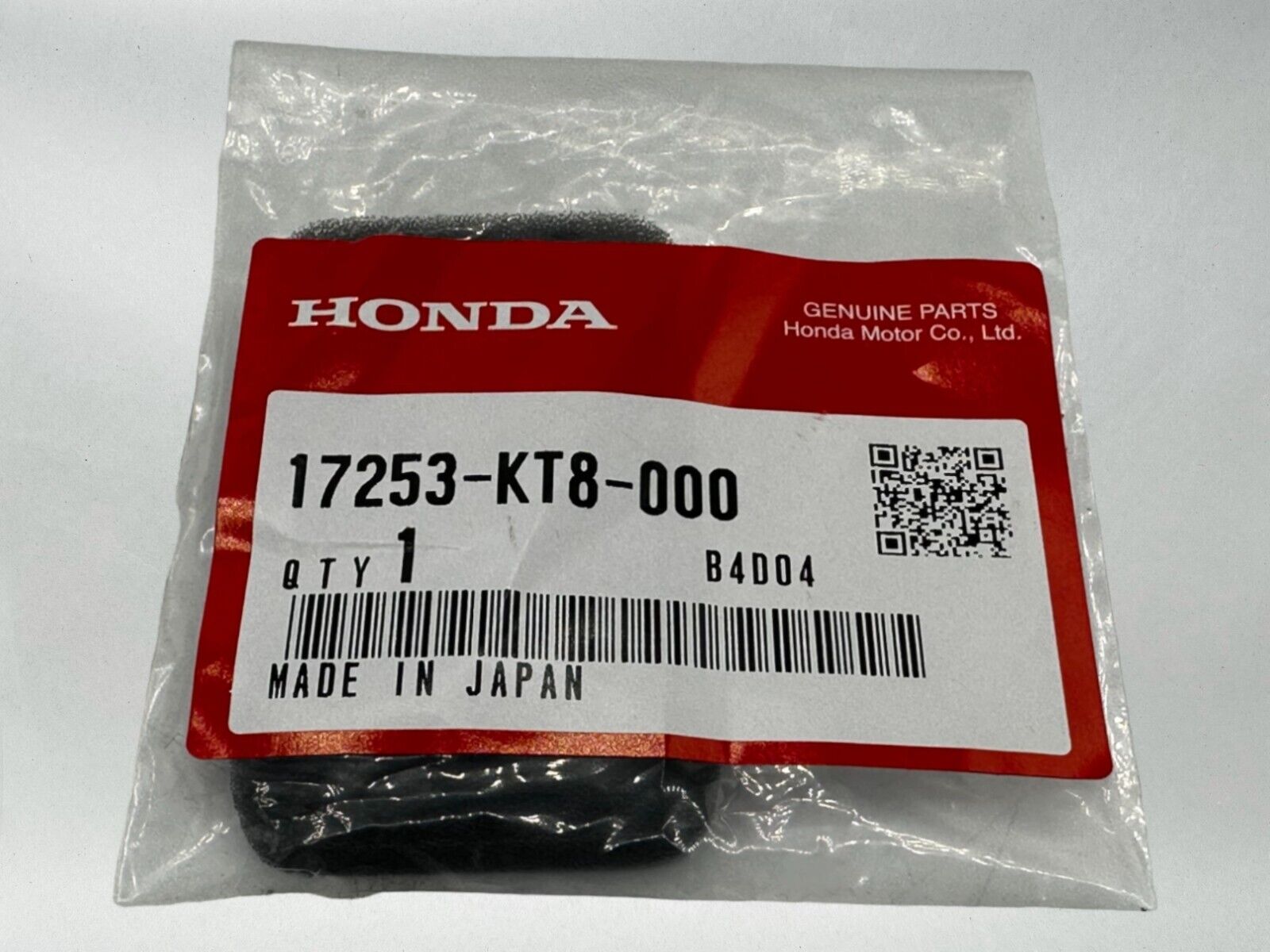 Honda Genuine OEM Authentic A/C lnner Filter 17253-KT8-000