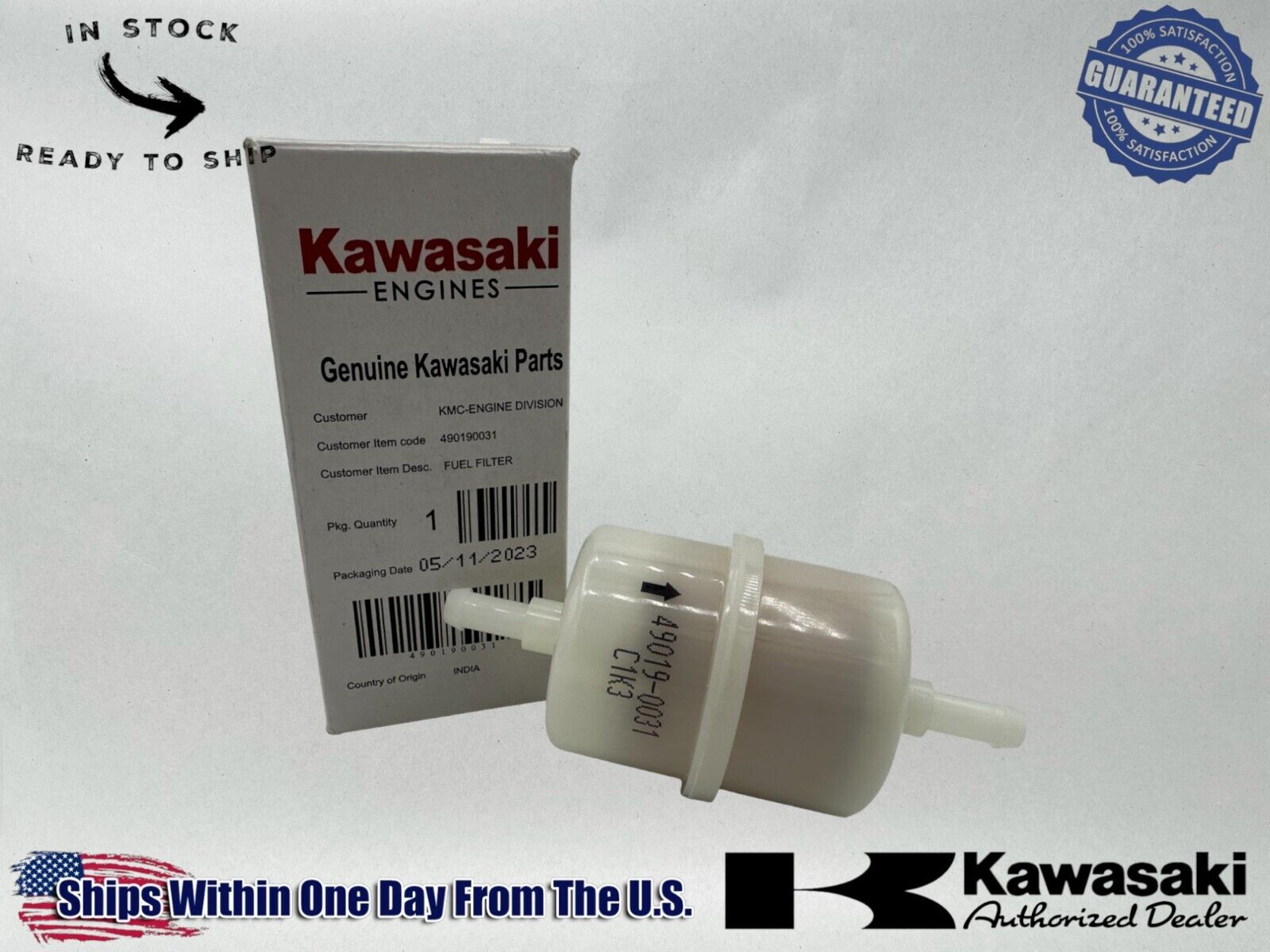 Kawasaki Genuine OEM Authentic Fuel Filter 49019-0031