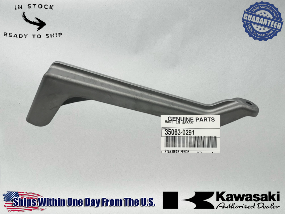 Kawasaki Genuine OEM 08-14 KFX450 KFX450R RT FENDER BRACKET STAY 35063-0291