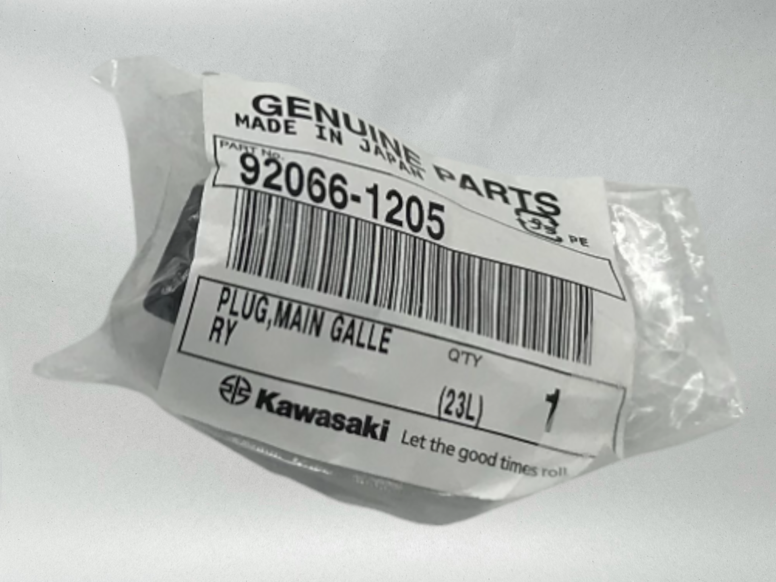 Kawasaki Genuine OEM Authentic Main Gallery Plug 92066-1205 1