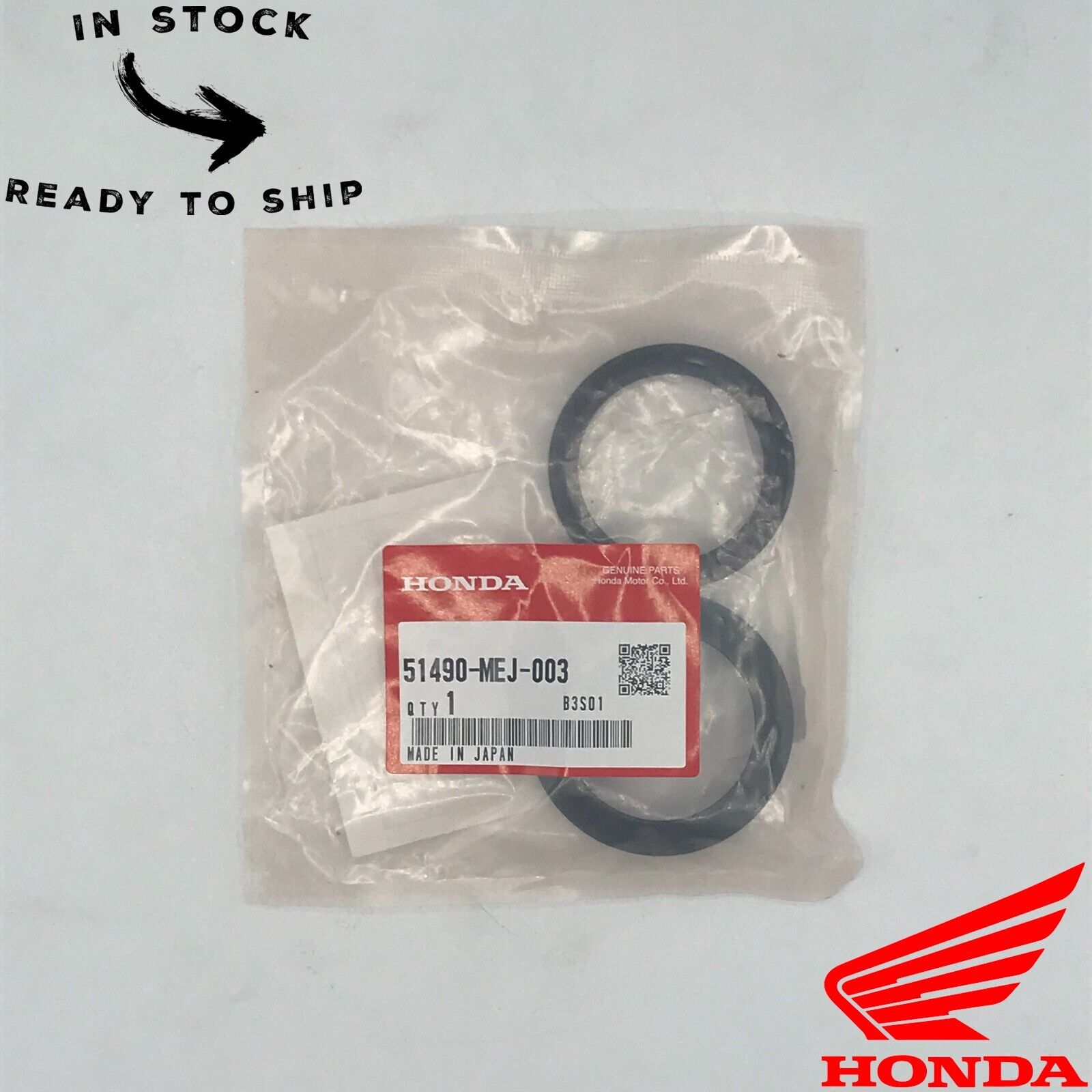 Genuine OEM Honda Front Fork Oil Seal 51490-MEJ-003