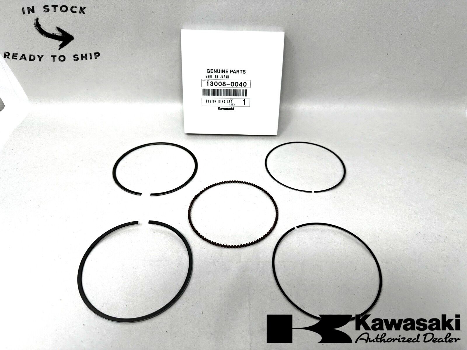 Kawasaki Genuine OEM Ring-Set -Piston 13008-0040