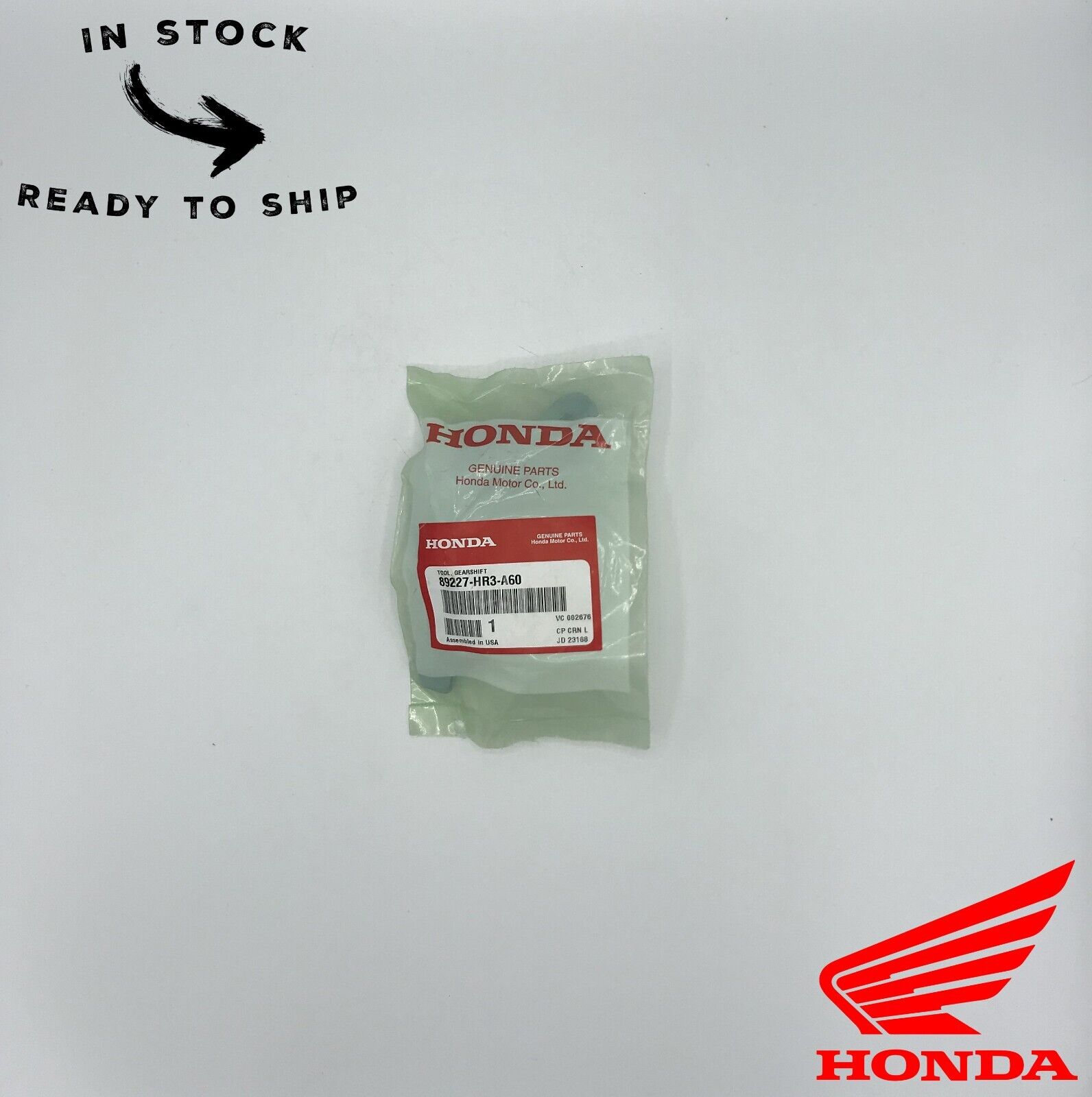 Genuine OEM Honda Emergency Shifter Shift Lever 89227-HR3-A60