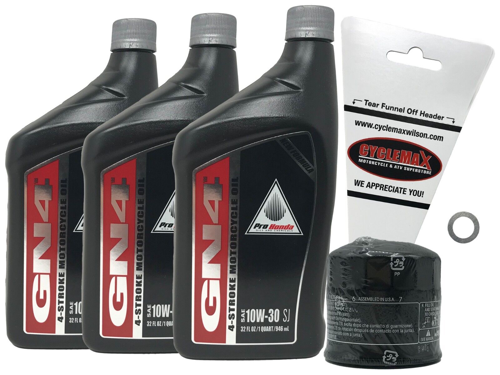 Cyclemax Genuine 1984-1986 Honda VT500 C/F Interceptor Oil Change Kit