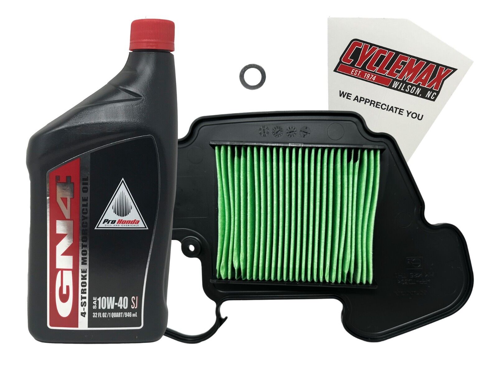 Cyclemax OEM Standard Oil Change Kit fits 2014-2020 Honda GROM 125