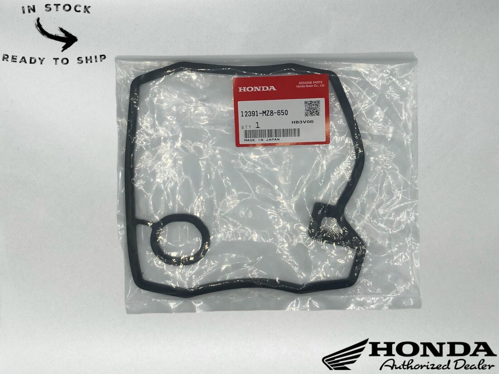 Honda Genuine OEM Valve Cover Head Gasket 12391-MZ8-650