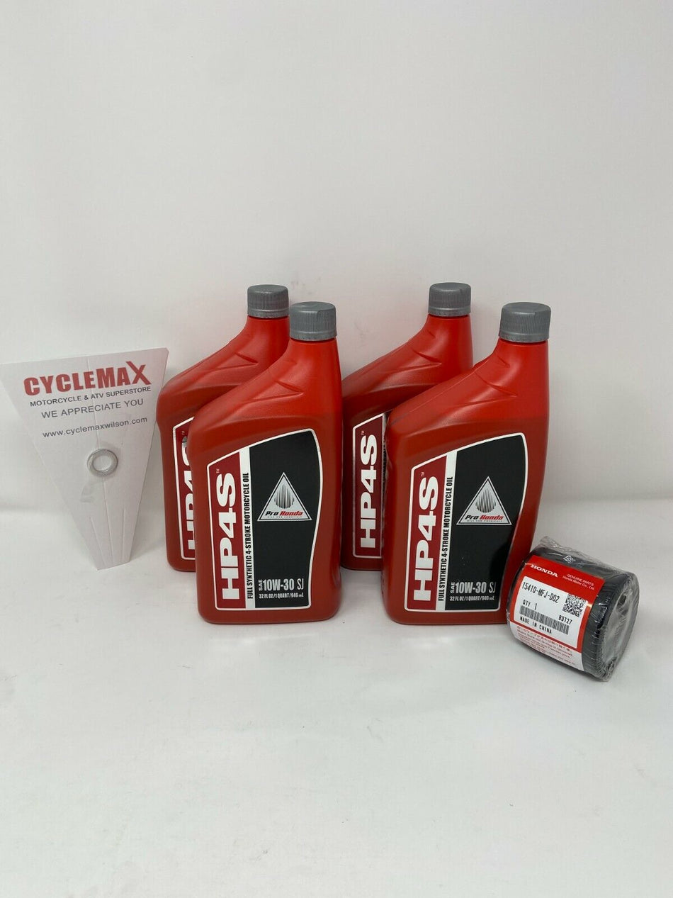 OEM Honda 2001-2017 GL GL1800 Goldwing Gold Wing OE Synthetic Oil & Filter Kit