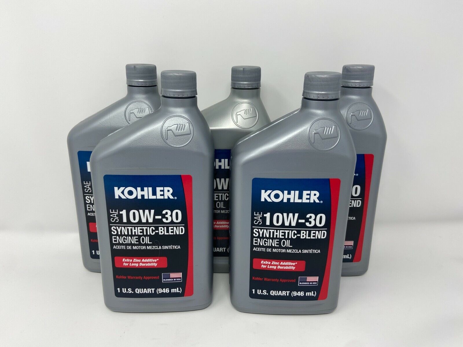 Kohler 10W30 Semi Synthetic Motor Oil 5 QUARTS 25 357 65-S 5 PACK 10w-30