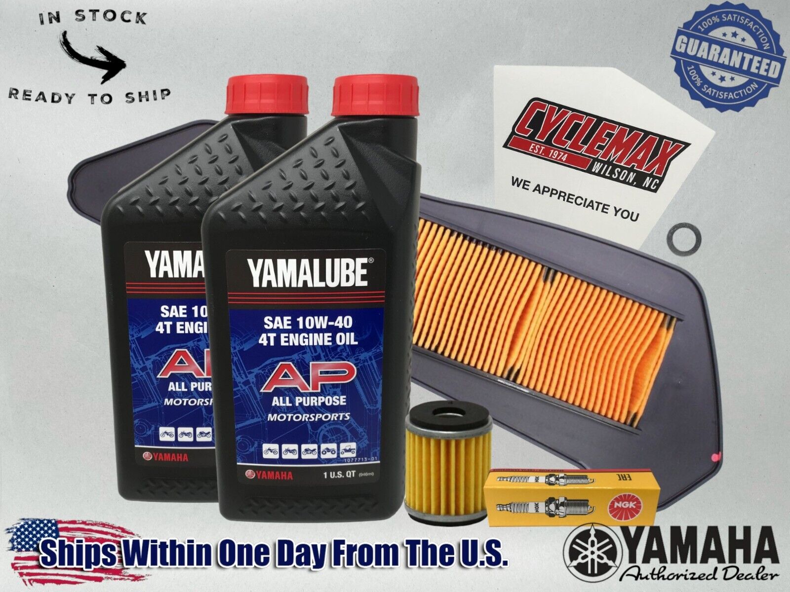 Cyclemax Standard Yamalube Tune-Up Kit fits 2018-2024 Yamaha XMAX 300