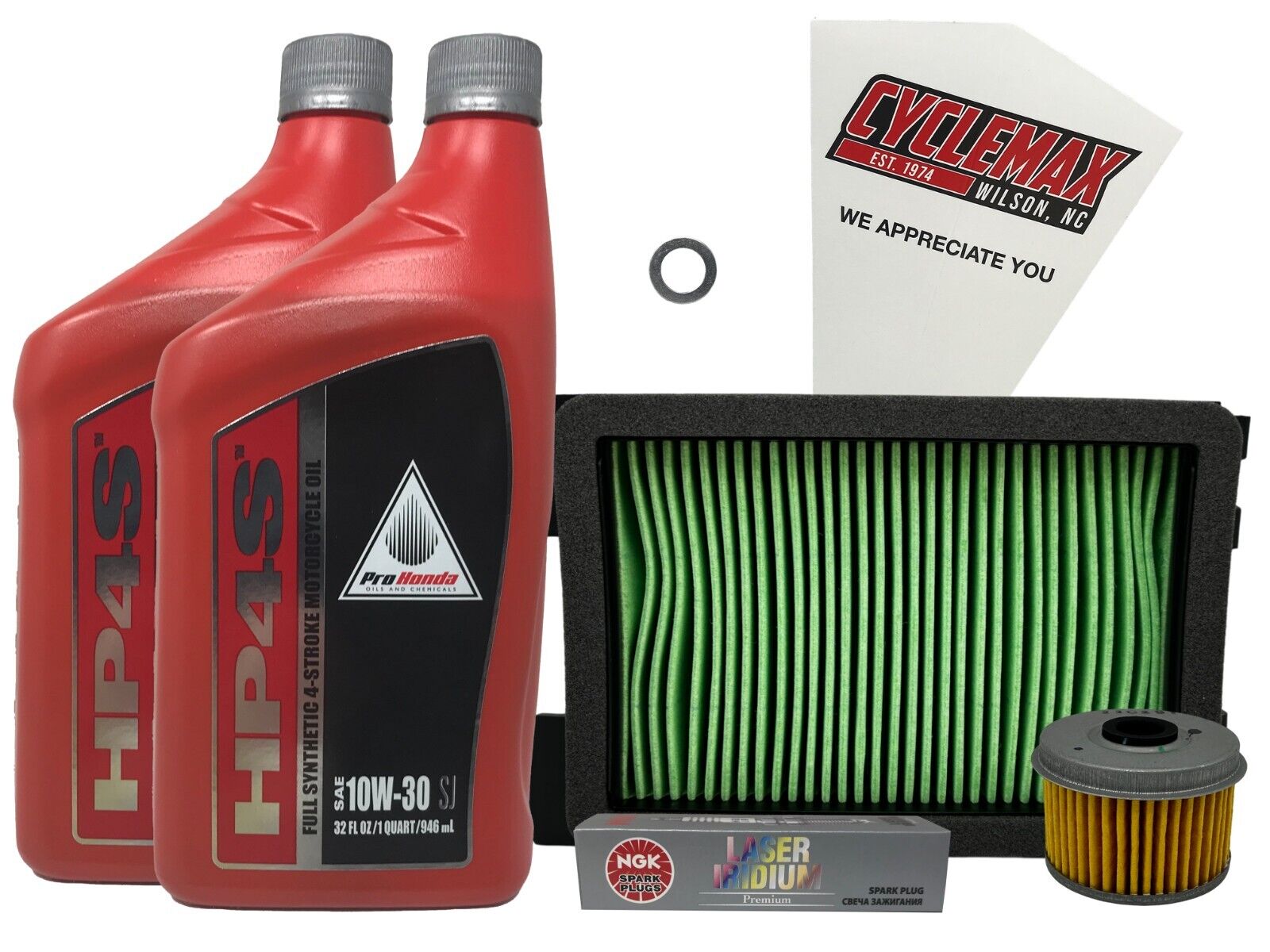 Cyclemax FS Tune-Up Kit fits 2015-2022 Honda CBR 300 CBR300R w/ Plugs