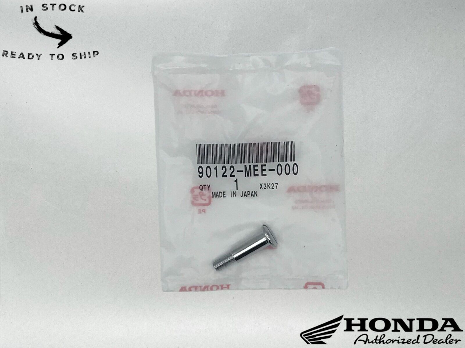 Honda Genuine OEM Lever Pivot Bolt 90122-MEE-000