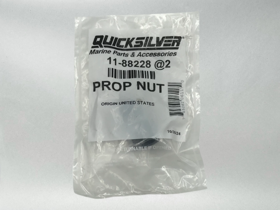 Mercury Genuine OEM Authentic Marine/Mercruiser Propeller Nut 11-88228