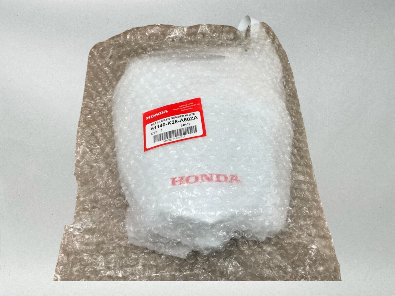 Honda OEM FRONT NUMBER PLATE 2019-2021 CRF110F CRF125F 61140-K28-A60ZA