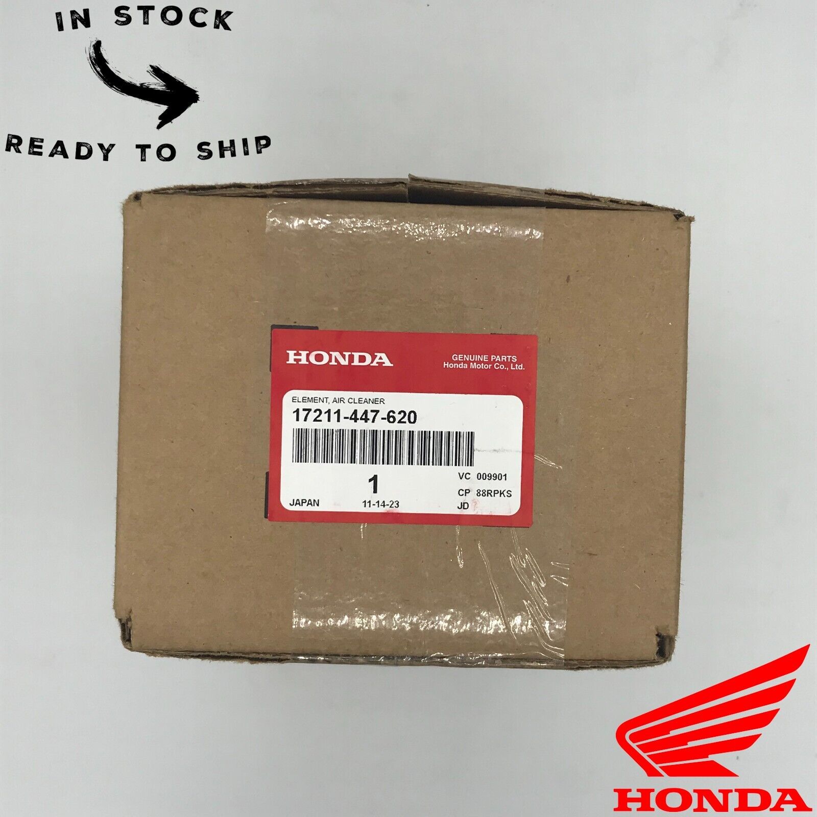 Genuine OEM Honda Air Filter Element 17211-447-620