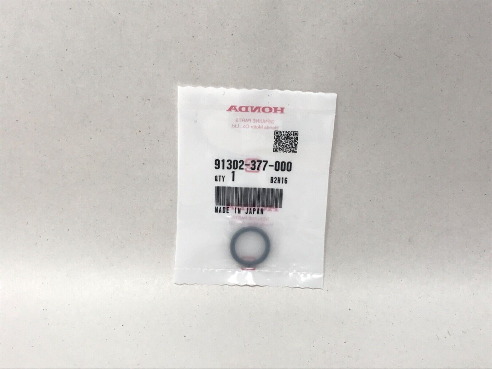 Honda Genuine OEM (15X2.5) O-Ring 91302-377-000