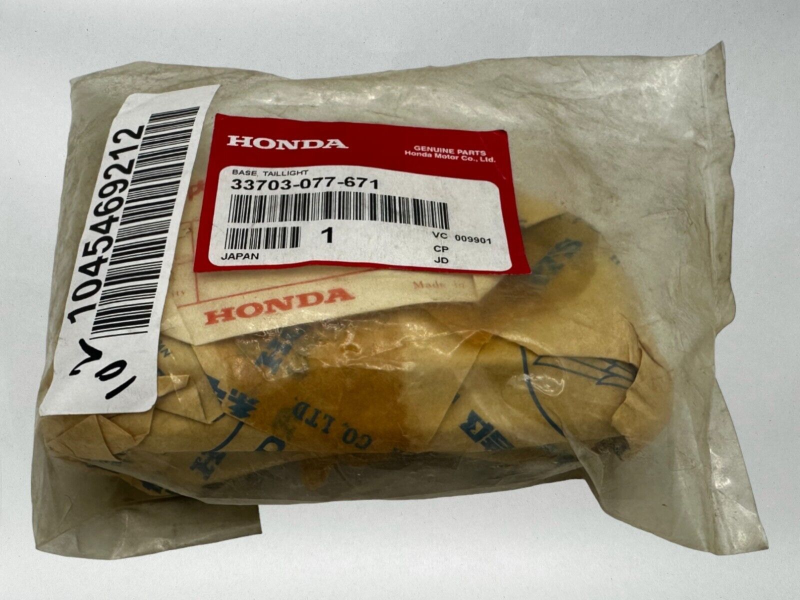 Honda Genuine OEM Authentic Tailight Base 33703-077-671