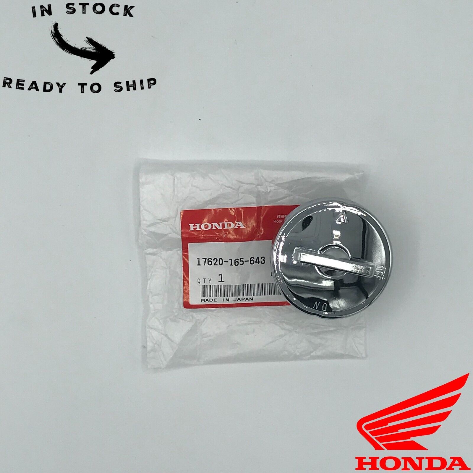 Genuine OEM Honda Fuel Tank Gas Cap 17620-165-643