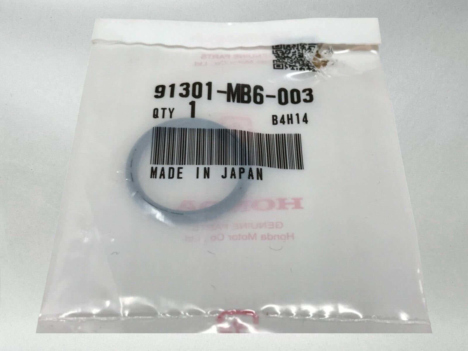 Honda OEM Genuine OEM Authentic O-RING (21.9X2.5) 91301-MB6-003 91301-MB6-003