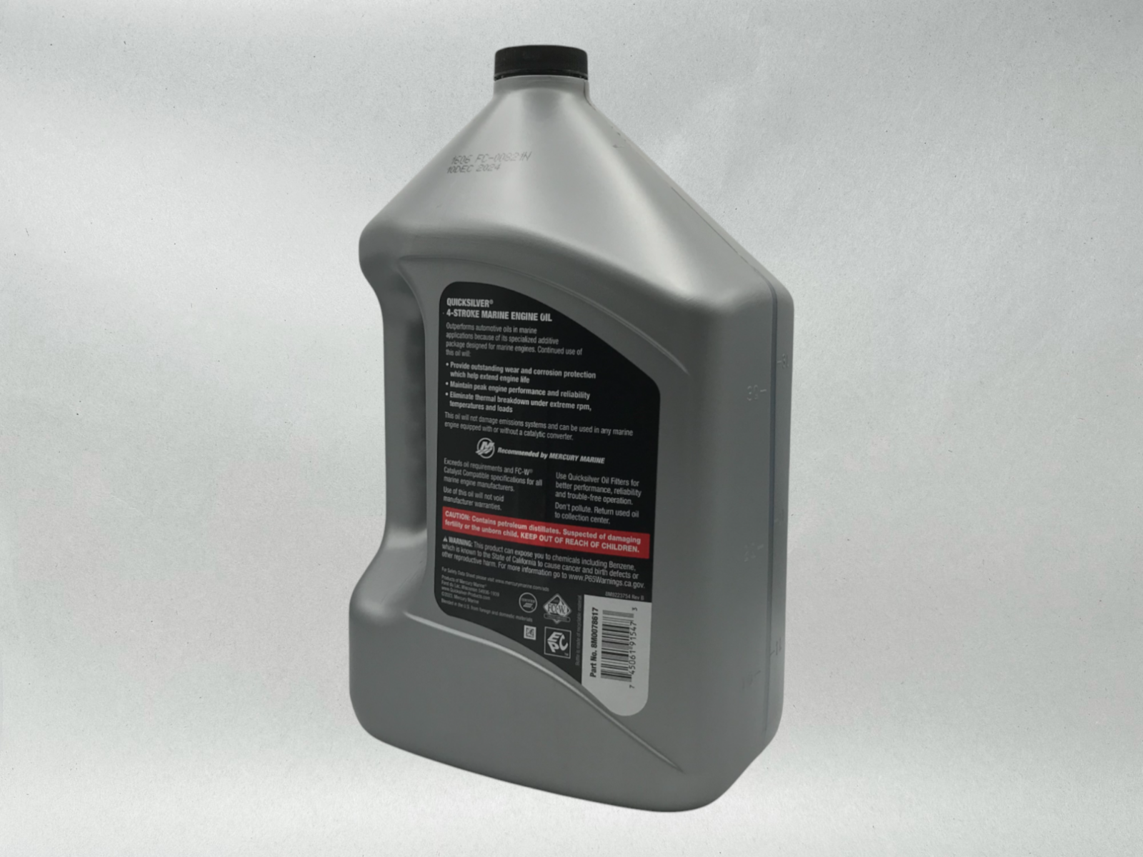 Quicksilver OEM Standard 10W30 Marine Oil Gallons 8M0078617 2 Pack