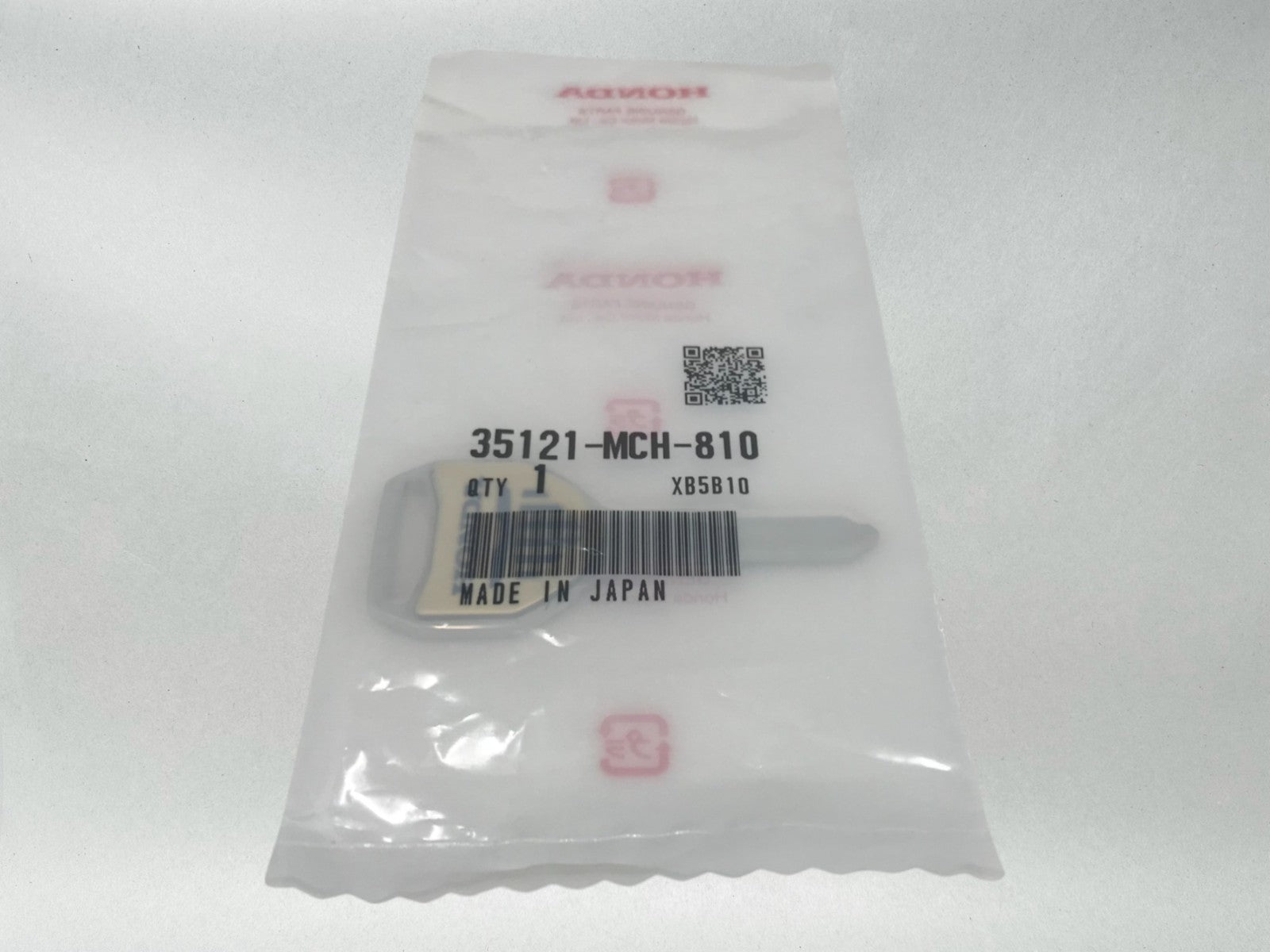 Honda OEM Key Blank VTX1800 C R S T 2002-2008 TYPE1 AXX /BXX 35121-MCH-810