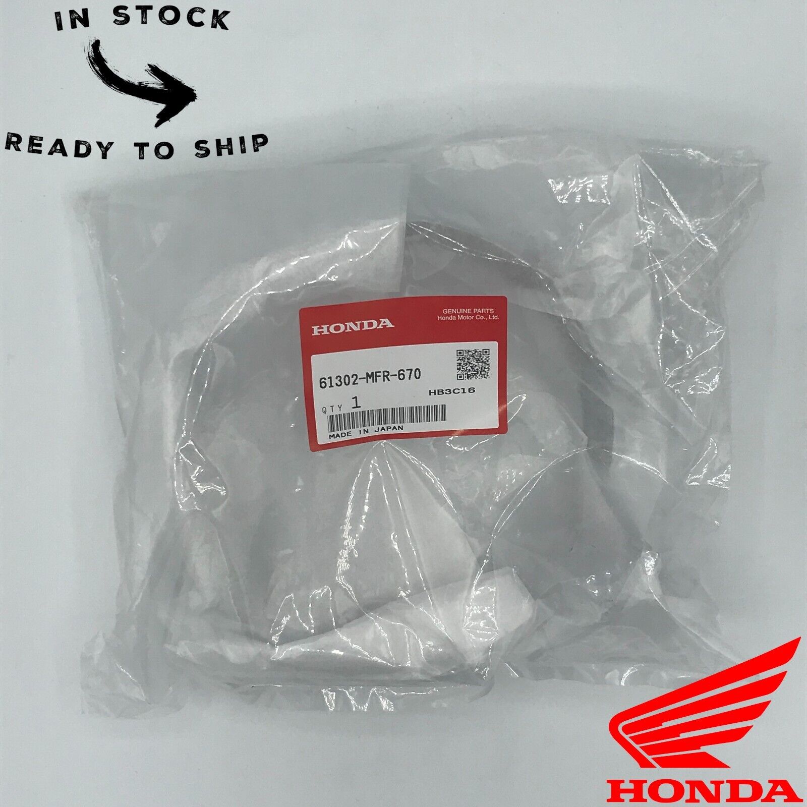 Genuine OEM Honda Headlight Rim Trim Ring 61302-MFR-670