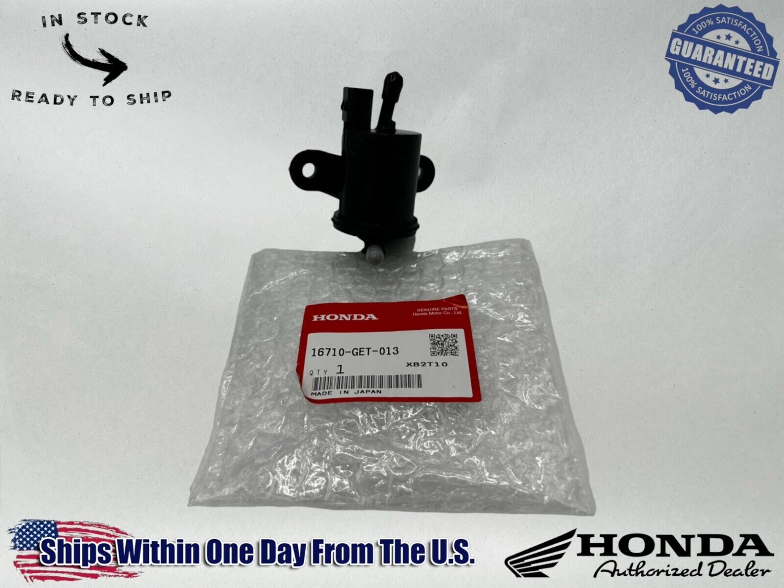 Honda Genuine OEM Authentic Fuel Pump 16710-GET-013