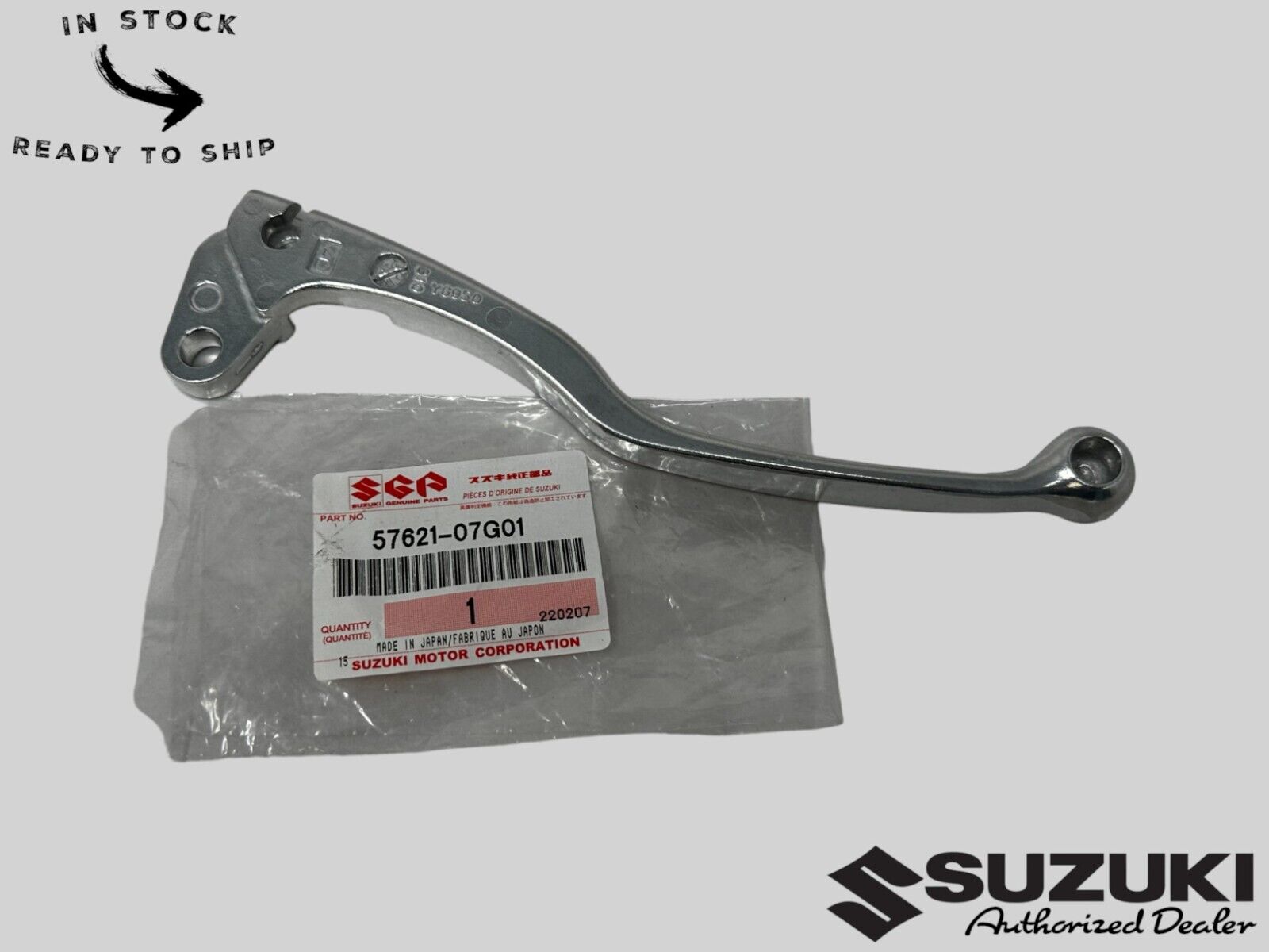 Suzuki Genuine OEM Lever 57621-07G01