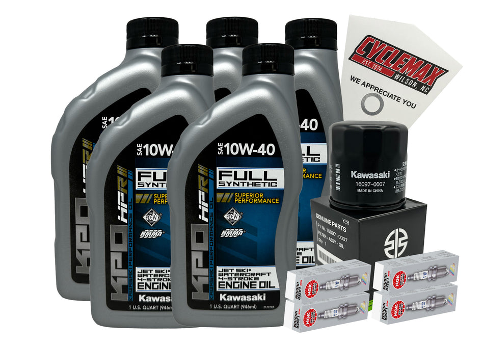 Kawasaki KPO Full Synthetic Maintenance Kit for 2011 JET SKI