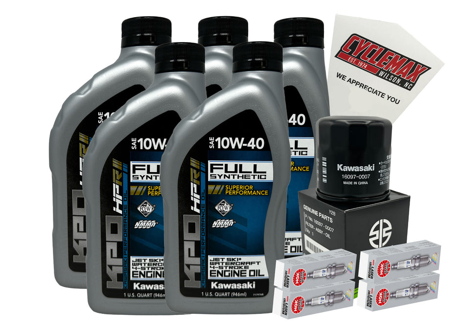 Kawasaki KPO Full Synthetic Maintenance Kit for 2011 JET SKI