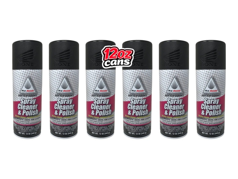 Honda Genuine OEM Spray Cleaner & Polish 08732-SCP00 - 6 Pack